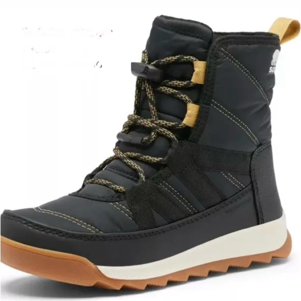 Sorel Whitney™ II Short Lace Black Winter Snow Boot